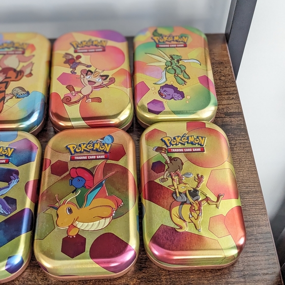 *NO PACKS* Pokemon 151 Mini Tins Set - Tin, Coin, Art Card and Display Box - Picture 11 of 15